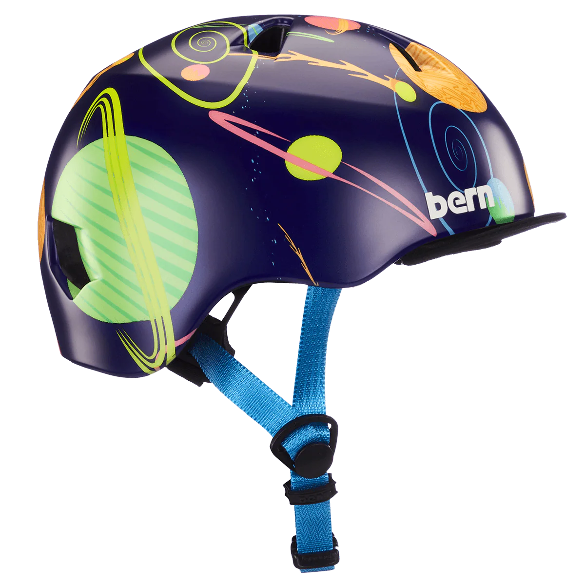 Bern Tigre Youth Helmet - Satin Galaxy - Image 6